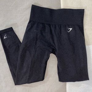 Gymshark Vital Seamless Leggings in Black Marl